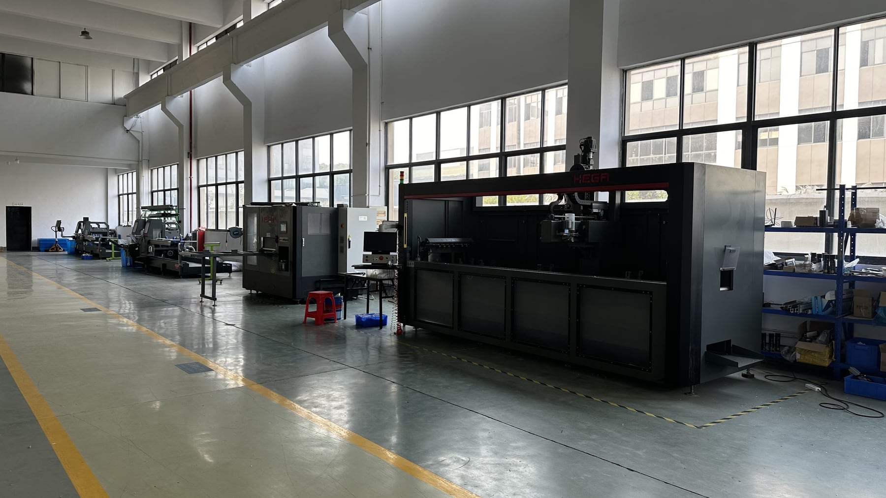 CNC machining equipment inside the ROTIN factory
