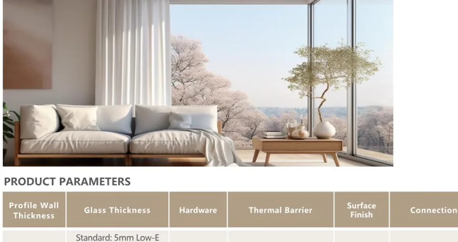 82C Thermal Break Casement Window