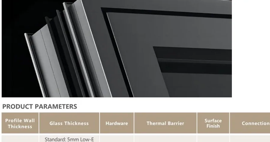 85C Thermal Break Casement Window