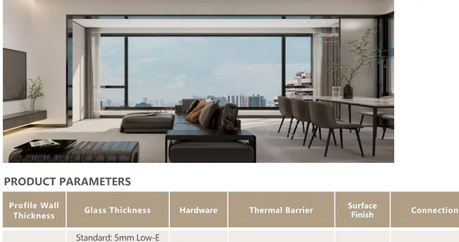 95C Thermal Break Casement Window
